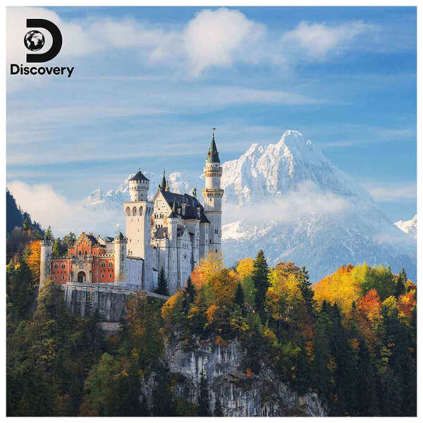Prime 3D 300 Parça 3D Puzzle: Discovery Neuschwanstein Kalesi 