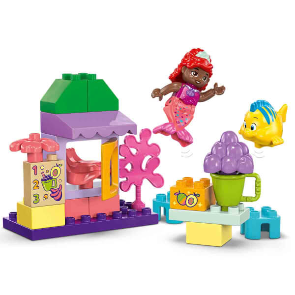 LEGO DUPLO Disney Ariel ve Flounder’ın Kafe Standı 10420 - 2 Yaş ve Üzeri Çocuklar İçin Küçük Deniz Kızı İçeren Eğitici Oyuncak Yapım Seti (22 Parça)