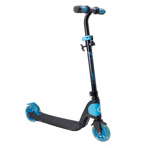 Evo 2 Tekerlekli Katlanabilir Light Speed Işıklı Mavi Scooter 