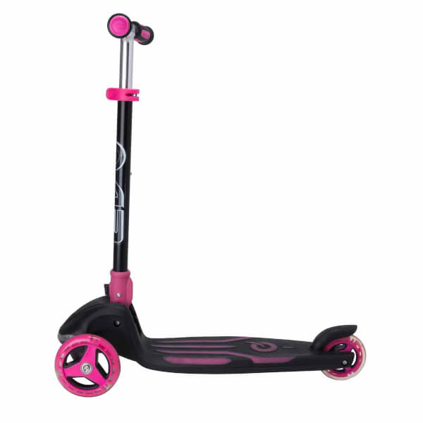 Evo 3 Tekerlekli Katlanabilir Illuminate Işıklı Pembe Scooter