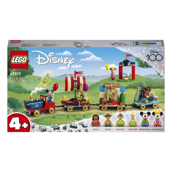 LEGO® | Disney: Disney Kutlama Treni 43212 - 4 Yaş ve Üzeri Genç Hayranlar ve Çocuklar için Yaratıcı Oyuncak Yapım Seti (200 Parça)