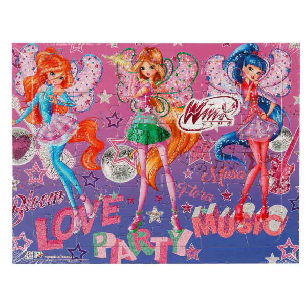 36 Parça Puzzle : Winx Parti Zamanı