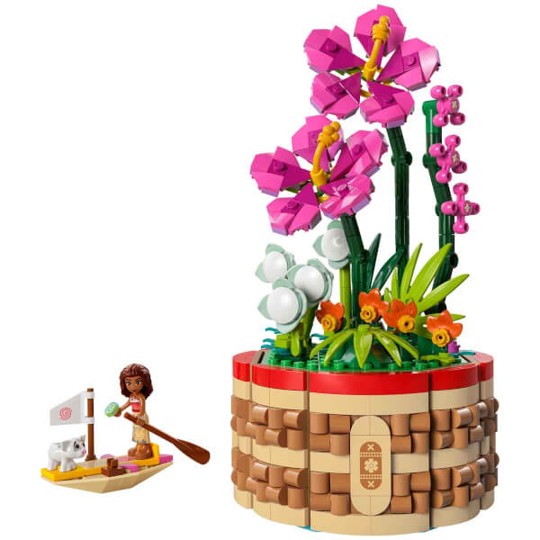 LEGO Disney Moana’nın Saksısı 43252 – 9 Yaş ve Üzeri Çocuklar İçin Mini Bebek Figürü ve Yelkenli Tekne İçeren Yaratıcı Oyuncak Yapım Seti (619 Parça)