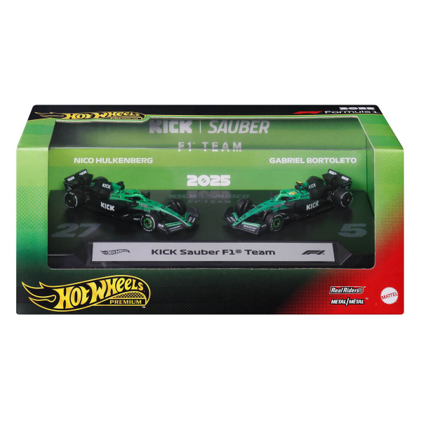 1:64 Hot Wheels 2'li Premium Formula 1 Paketi JMM89 - Kick Sauber F1 Team