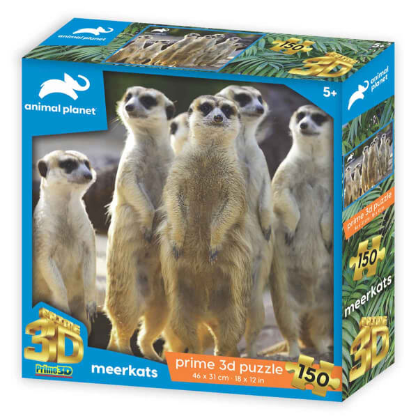 150 Parça 3D Puzzle: Mirketler