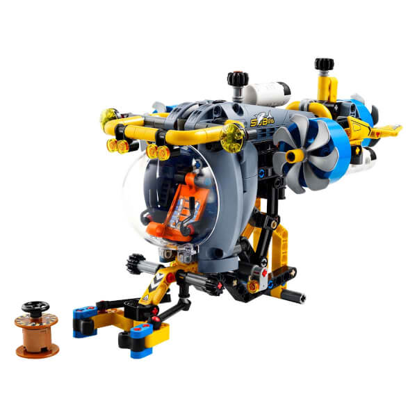 LEGO Technic Derin Deniz Araştırma Denizaltısı 42201 - 9 Yaş ve Üzeri Mühendislik ve Bilimi Seven Çocuklar için Yaratıcı Oyuncak Yapım Seti (413 Parça)