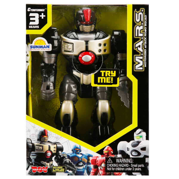 M.A.R.S. Sesli ve Işıklı Yürüyen Robot 18 cm