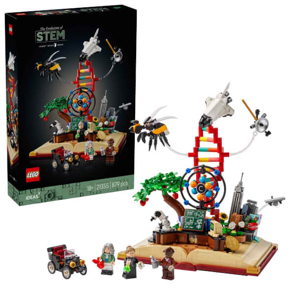 LEGO Ideas STEM’in Evrimi 21355 - Tarih Severler için Bilimsel Model Yapım Seti (879 Parça)