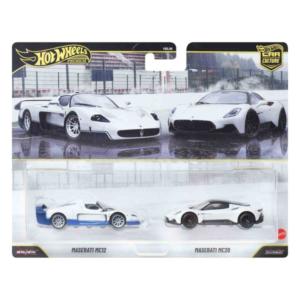 1:64 Hot Wheels Premium Car Culture 2'li Paket HBL96 - Jhw55 Maserati Mc12 Ve Maserati Mc20