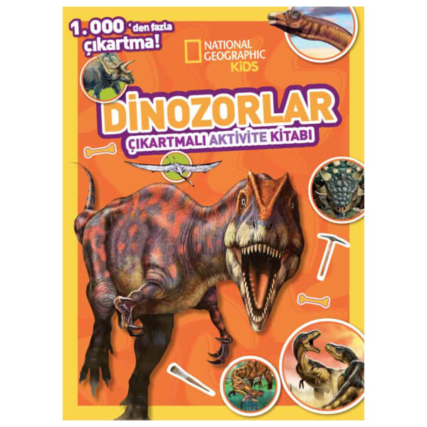 National Geographic Kids Dinozorlar Çıkartmalı Aktivite Kitabı