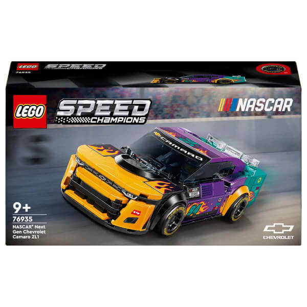 LEGO Speed Champions NASCAR Next Gen Chevrolet Camaro ZL1 76935 – 9 Yaş ve Üzeri Çocuklar için Oyuncak Yarış Arabası Yapım Seti (328 Parça)