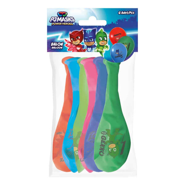 PJ Masks Balon 6’lı