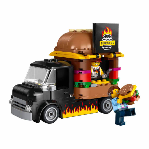 LEGO® City Hamburger Kamyonu 60404 - 5 Yaş ve Üzeri için Yaratıcı Oyuncak Yapım Seti (194 Parça)