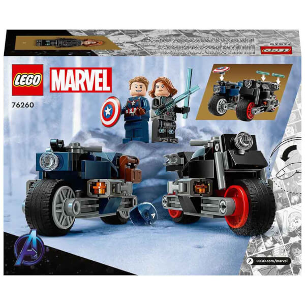 LEGO Marvel Black Widow ve Kaptan Amerika Motosikletleri 76260