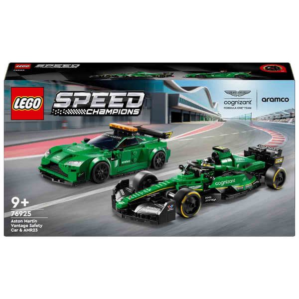 LEGO Speed Champions Aston Martin Güvenlik Aracı ve AMR23 76925 - 9 Yaş ve Üzeri Çocuklar için 2 Model Araç İçeren Yaratıcı Oyuncak Yapım Seti (564 Parça)