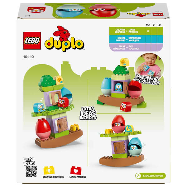 LEGO DUPLO Denge ve Dizme Ağacı 10440 - 18 Ay ve Üzeri Küçük Çocuklar için Eğitici Oyuncak Yapım Seti (27 Parça)