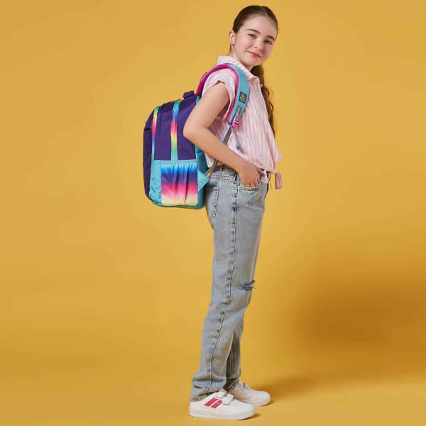 Coral High Gökkuşağı Desenli Okul Çantası 23662
