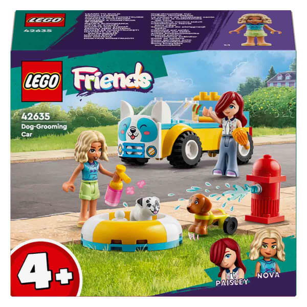 LEGO Friends Köpek Kuaförü Arabası 42635 - 4 Yaş ve Üzeri Çocuklar için Köpek Figürü İçeren Yaratıcı Oyuncak Yapım Seti (60 Parça)