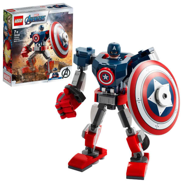 LEGO Marvel Avengers Movie 4 Kaptan Amerika Robot Zırhı 76168