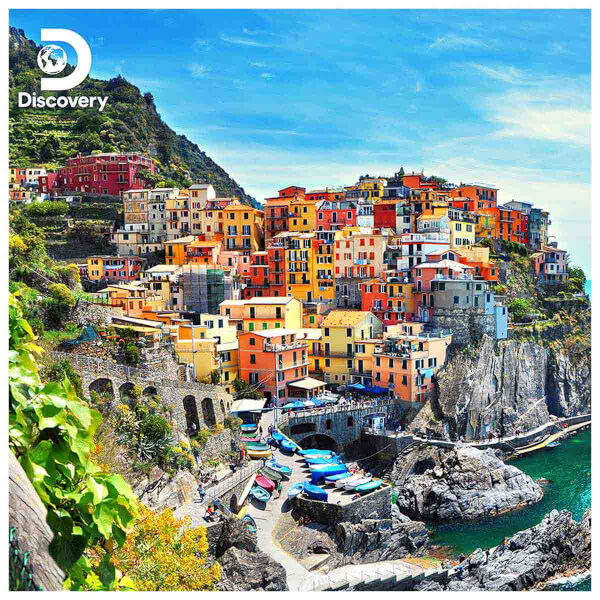Prime 3D 300 Parça 3D Puzzle: Manarola Puzzle 