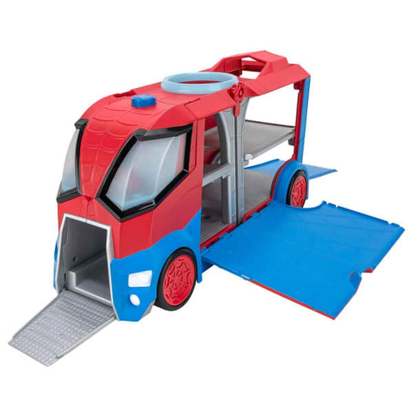 Sesli ve Işıklı Spidey Kamyon Mini Arabalar Oyun Seti 33 cm PDY22000