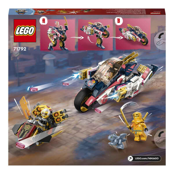 LEGO NINJAGO Sora'nın Dönüşen Robot Motosiklet Yarışçısı 71792