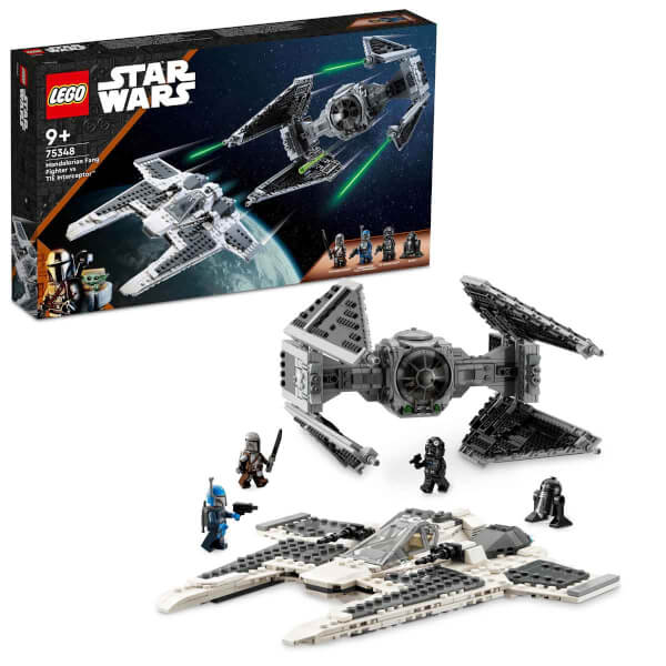 LEGO Star Wars Mandalorian Fang Fighter TIE Interceptor'a Karşı 75348