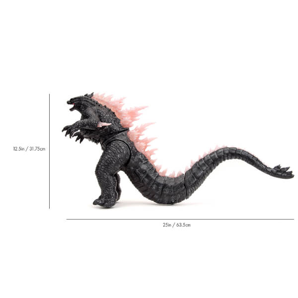 1:12 GXK Sesli ve Işıklı Uzaktan Kumandalı Godzilla Figürü 63 cm