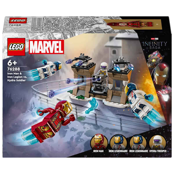 LEGO Marvel Iron Man ve Iron Ordusu, Hydra Soldier’a Karşı 76288 – 6 Yaş ve Üzeri Süper Kahraman Sevenler İçin Yaratıcı Oyuncak Yapım Seti (135 Parça)