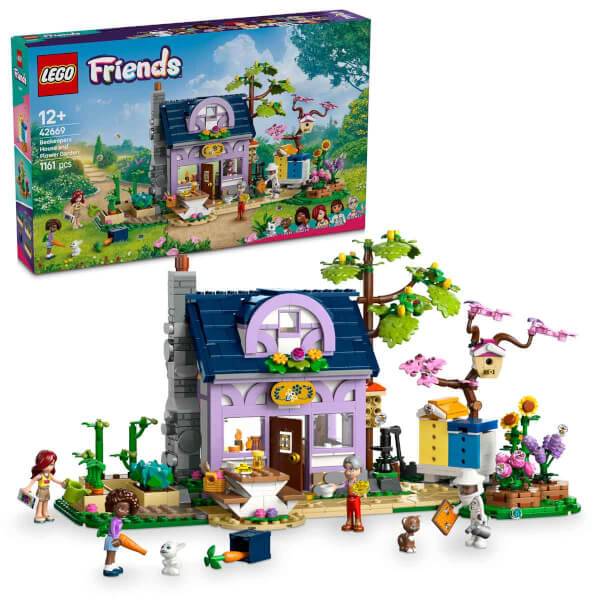 LEGO Friends Arıcıların Evi ve Çiçek Bahçesi 42669 - 12 Yaş ve Üzeri Gençler için Mini Bebek İçeren Yaratıcı Oyuncak Yapım Seti (1161 Parça)