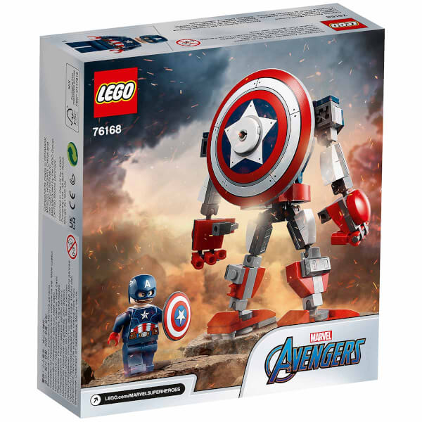 LEGO Marvel Avengers Movie 4 Kaptan Amerika Robot Zırhı 76168