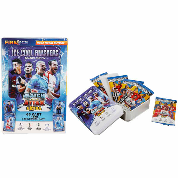 UEFA Match Attax Extra 2023-24 Mega Metal Kutu