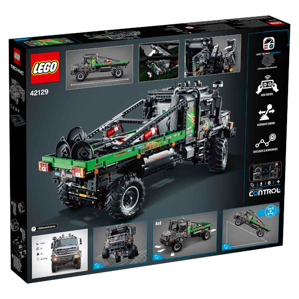 LEGO Technic Uygulama Kumandalı 4 x 4 Mercedes-Benz Zetros Kamyon 42129