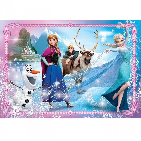 104 Parça Jewels Puzzle : Frozen 