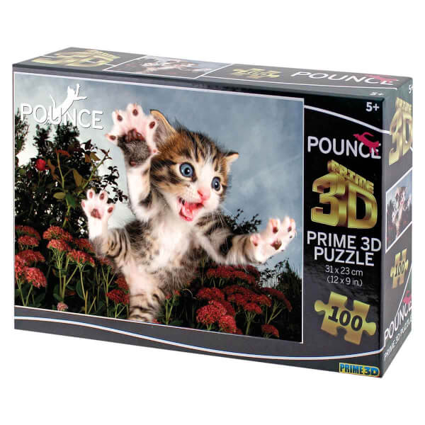 Prime 3D 100 Parça 3D Puzzle: Kedi Pençesi