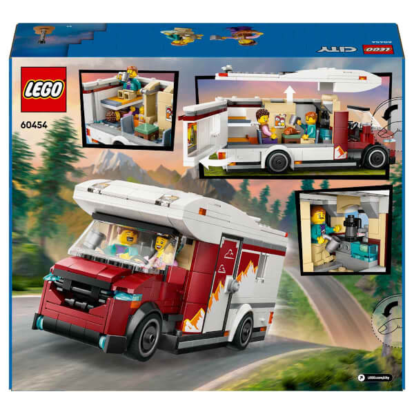 LEGO City Tatil Macera Karavanı 60454 - 6 Yaş ve Üzeri Çocuklar için Yaratıcı Oyuncak Yapım Seti (385 Parça)