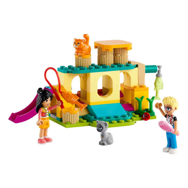 LEGO® Friends Kedi Oyun Parkı Macerası 42612 - 5 Yaş ve Üzeri Çocuklar için Hayvan Figürleri İçeren Yaratıcı Oyuncak Yapım Seti (87 Parça)