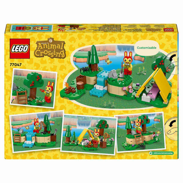 LEGO Animal Crossing Bunnie Açık Hava Aktivitelerinde 77047 - 6 Yaş ve Üzeri Çocuklar için Yaratıcı Oyuncak Yapım Seti (164 Parça)