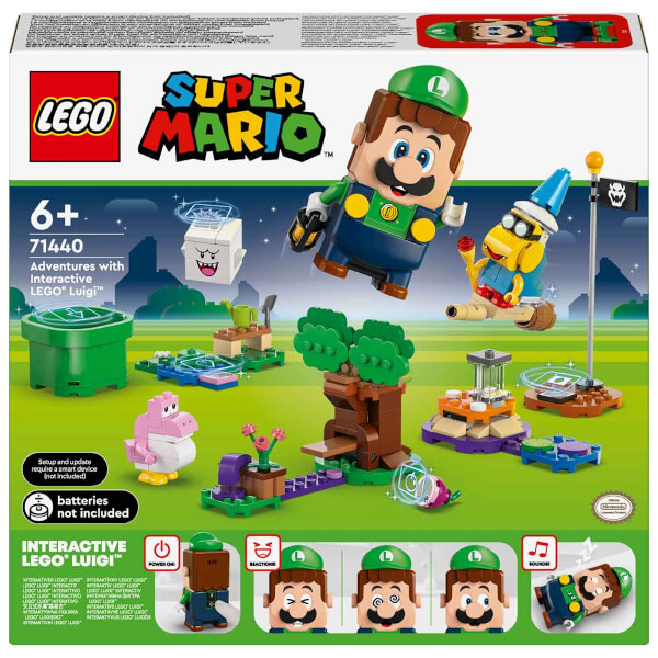 LEGO Super Mario İnteraktif LEGO Luigi ile Maceralar 71440 - 6 Yaş ve Üzeri Çocuklar İçin Koleksiyonluk Yaratıcı Nintendo Oyuncak Yapım Seti (210 Parça)