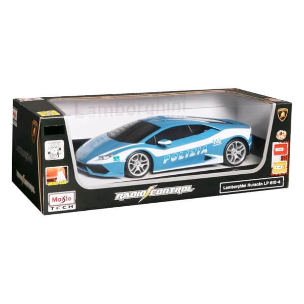 1:14 Lamborghini Huracan LP 610-4 Polizia Uzaktan Kumandalı Araba 