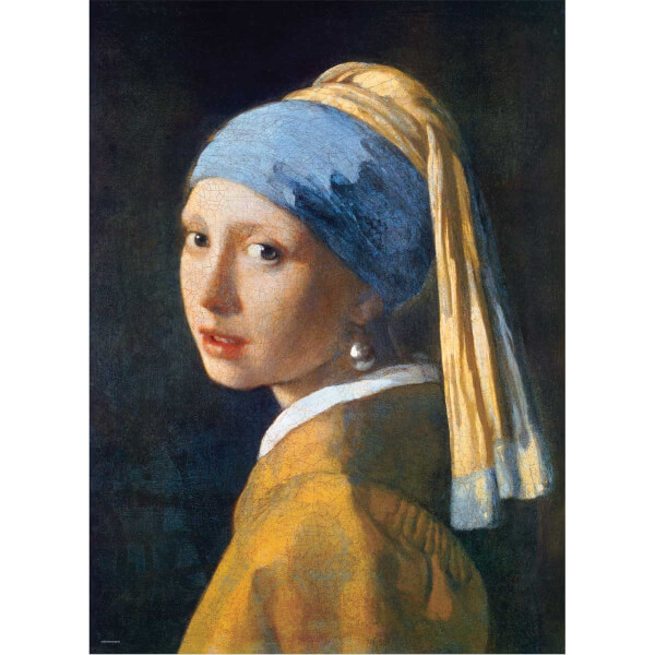 1000 Parça Puzzle : Girl With A Pearl Earring - Jan Vermeer 