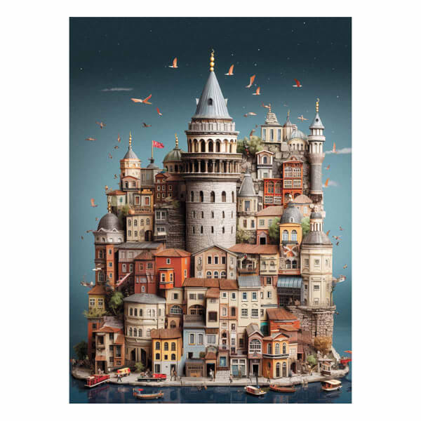 1000 Parça Puzzle: Galata