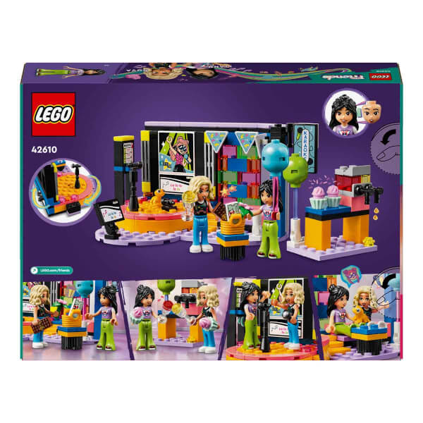 LEGO® Friends Karaoke Müzik Partisi 42610 - 6 Yaş ve Üzeri Çocuklar için Sahne İçeren Yaratıcı Oyuncak Yapım Seti (196 Parça)