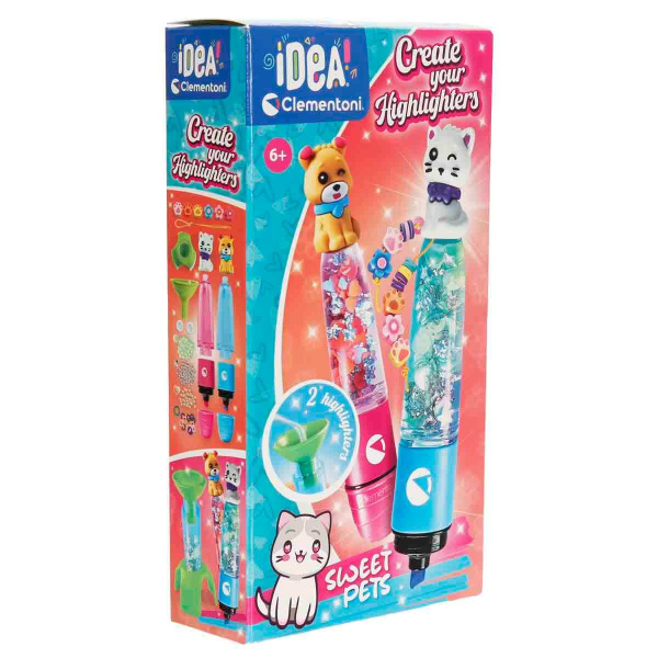 Clementoni Idea Fosforlu Kalem Tasarım Laboratuvarı  - Sweet Pets