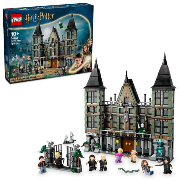 LEGO Harry Potter Malfoy Malikanesi 76453 - 10 Yaş ve Üzeri Çocuklar ve Yetişkinler için Koleksiyonluk Yaratıcı Oyuncak Yapım Seti (1601 Parça)