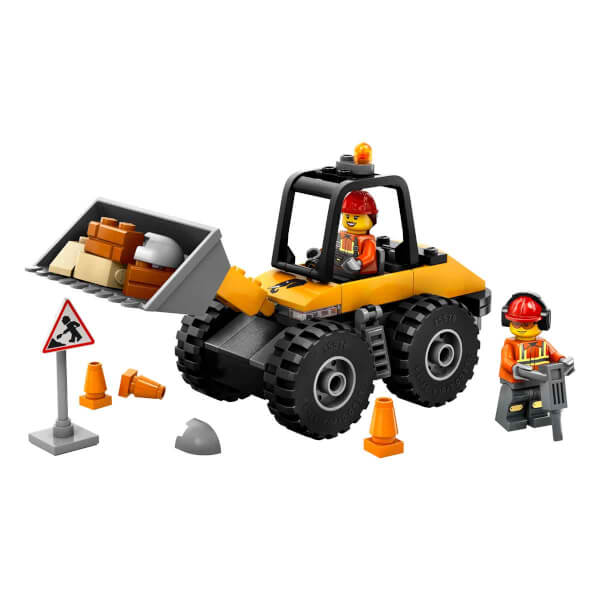 LEGO Sarı Tekerlekli İnşaat Yükleyicisi 60450 - 4 Yaş ve Üzeri Çocuklar için Yaratıcı İnşaat Aracı İçeren Oyuncak Yapım Seti (81 Parça)