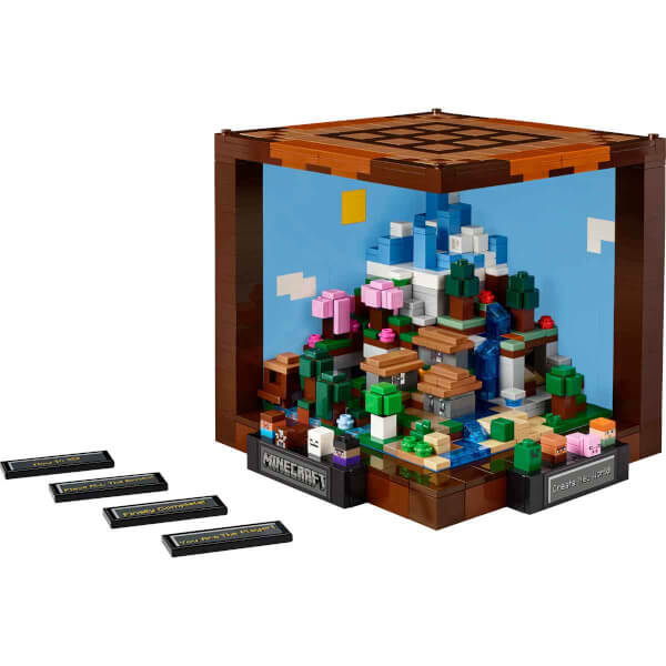 LEGO Minecraft Eşya Yapma Masası 21265 - Yetişkinler için Koleksiyonluk Yaratıcı Model Yapım Seti (1195 Parça)