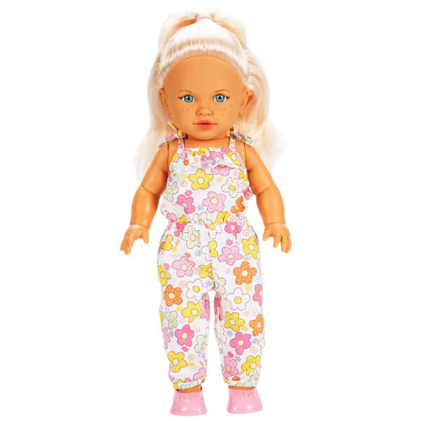 Tina Summer Bebek 45 cm  - Sarı Çiçekli Tulum