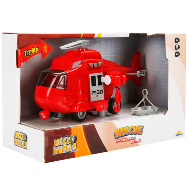 1:20 Maxx Wheels Sesli ve Işıklı Kurtarma Helikopteri