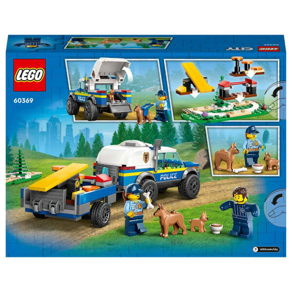 LEGO City Mobil Polis Köpeği Eğitimi 60369 - 5 Yaş ve Üzeri Çocuklar için Oyuncak Yapım Seti (197 Parça)